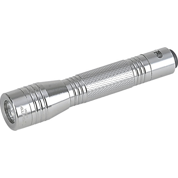 Tactix 90mm Torch Aluminium 1 X Aaa/3 X Led
