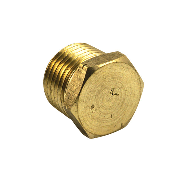 3/8in Bsp Brass Hex Taper Plug-2Pk (Bp)