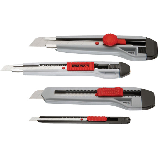 Teng 4pc Snap-off Blade Box Knife Set | ISL
