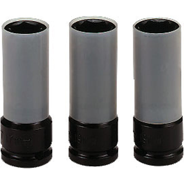 Teng 3pc 1/2in Dr. Impact Wheel Nut Socket Set