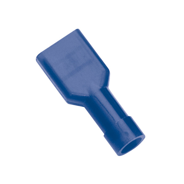 Champion Blue Female insulated Push-On Spade Terminal -14pk