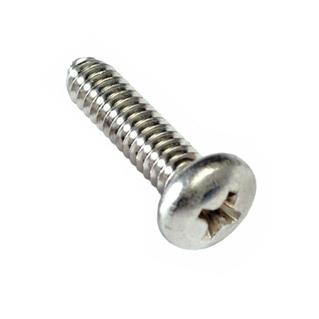 Champion 1/4in x 1in BSW Machine Screw Pan Ph 304/A2 -10pk | ISL