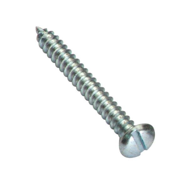 Champion 6G x 1in S/Tapping Screw Raised Head Slotted -50pk | ISL