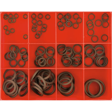 Champion 110pc Viton O-ring assortment in storage case, 12 imperial sizes 7/32 to 1 inch