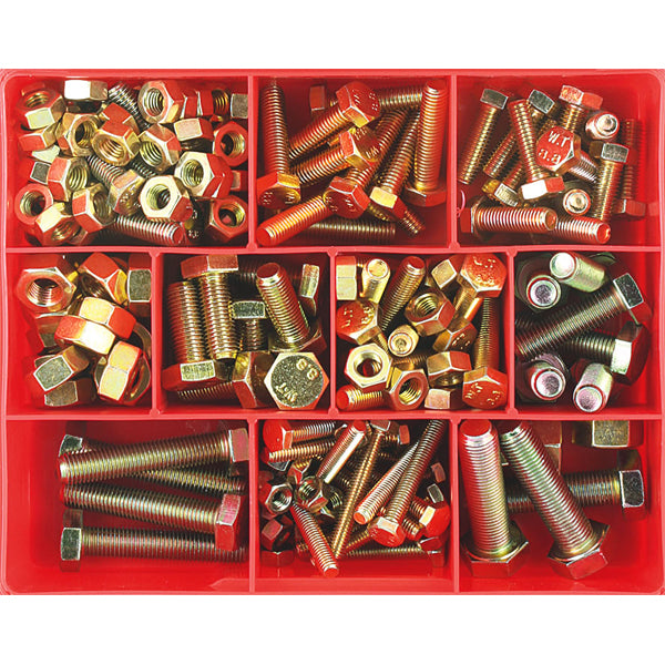 Champion 139pc MM Set Screw & Nut Assortment GR8.8 Iso/Fine | ISL