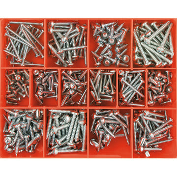 Champion 425-piece Torx security self-tapping screw assortment with pan heads and zinc plating