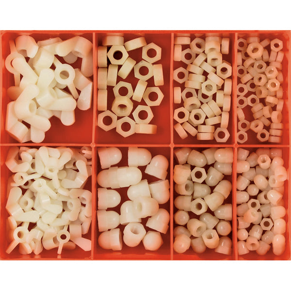 Champion 255pc Nylon Wing / Dome Nut Assortment | ISL