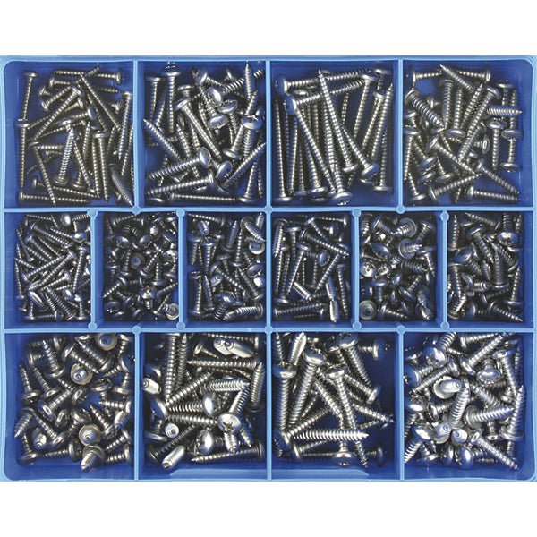 Champion 415pc Stainless Self Tapping Screw Assortment