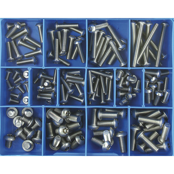 Champion 140pc Torx Security Machine Screw Assortment 304/A2