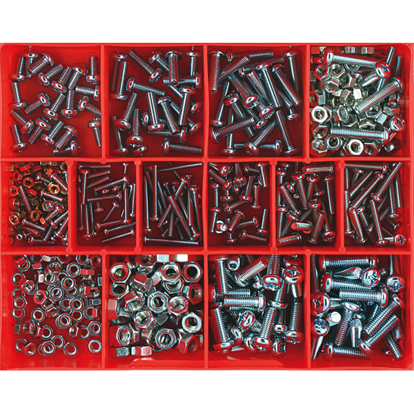 Champion 520pc Machine Screw & Nut Assortment (mm) | ISL