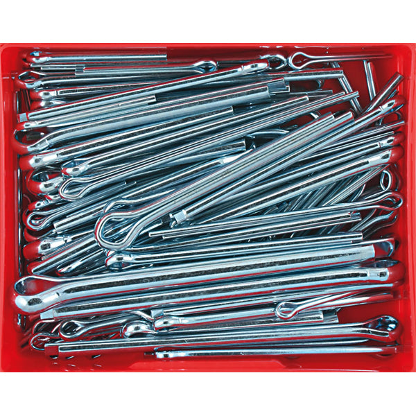 Champion 93pc Split Pin (Cotter) Assortment (Lrg Sizes) Zinc