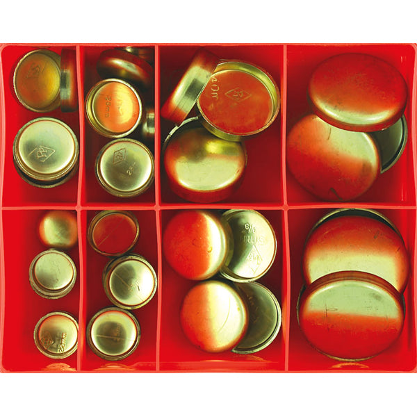 Champion 42pc Metric Brass Welsh Plug Assortment | ISL