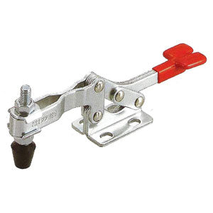 Toggle clamp horizontal flanged base flat handle 250kg capacity