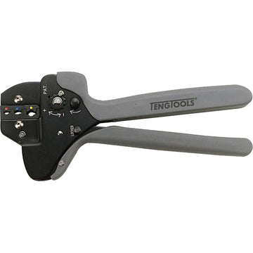 Teng CP52 heavy-duty ratchet crimping plier, 225 mm length
