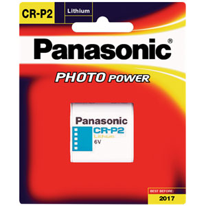 Panasonic 6V Lithium Camera Battery 1400Mah Cap.