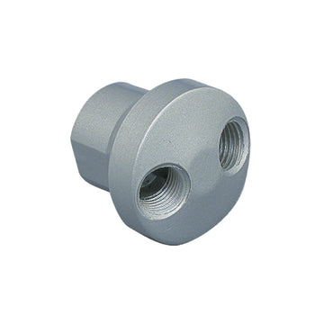 Champion 1/4in universal air line manifold 1-in-2-out female aluminium