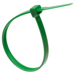 ISL 380 x 4.8mm Nylon Cable Tie - Green - 100pk
