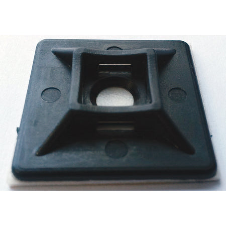 ISL 28x28mm Cable Tie mounting Base - Black - 100pk