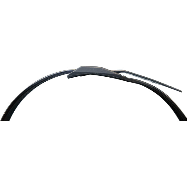 ISL 370x3.6mm Low Profile Cable Tie - UV Blk - 100pk