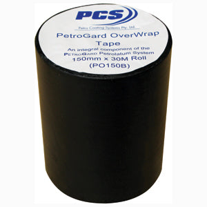 Pcs Petrogard Pvc Overwrap Tape 150mm X 30M -Black