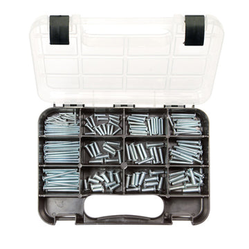 Champion GJ 145-piece grab kit of metric countersunk machine screws M3 to M6, zinc-plated