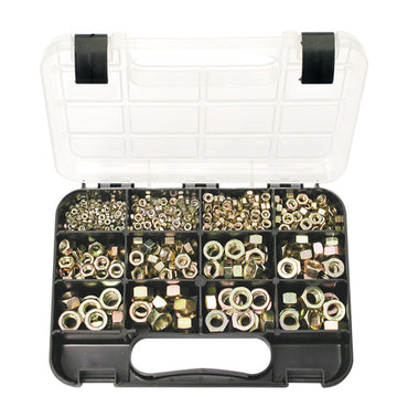 Champion GJ 655-piece metric hex nut grab kit assortment in storage box
