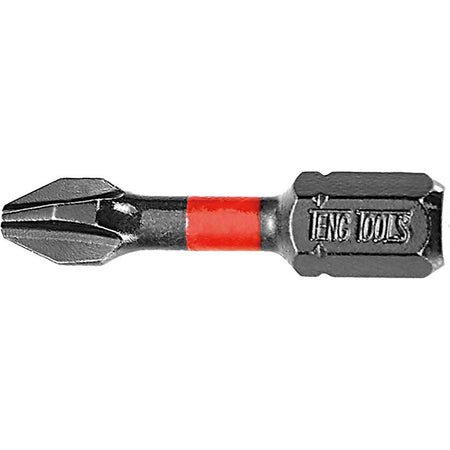 Teng 5Pc 1/4in GR2 Impact Screwdriver Bit 30mm | ISL