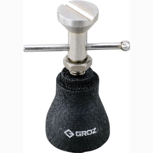 Groz manual machinists jack with tilting swivel head