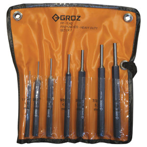 Groz Pin Punch Set 1/16 - 1/4 | ISL