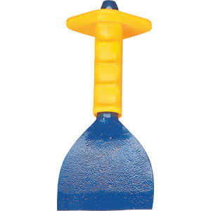 Groz 75mm brick bolster with tapered blade and polypropylene hand-guard