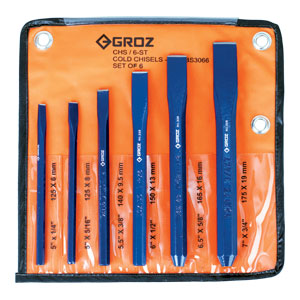 Groz 6pc Cold Chisel Set | ISL