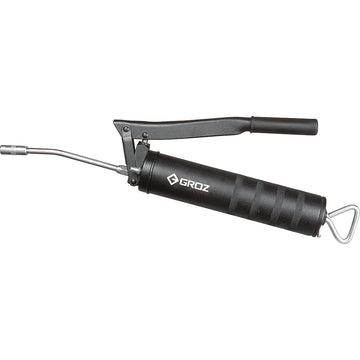 Groz standard lever action grease gun with steel extension and coupler