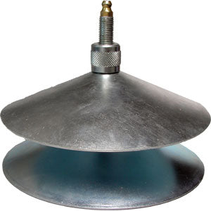 Groz bearing packer with threaded center post for grease gun coupling