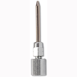 Groz narrow needle nose grease dispenser with 38mm needle and 1/8 inch NPT connection