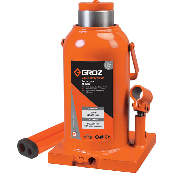 Groz 32T Hydraulic Bottle Jack