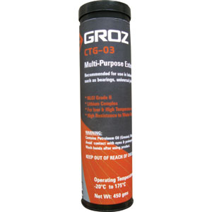 Groz 450gm multi-purpose grease cartridge NLGI Grade II