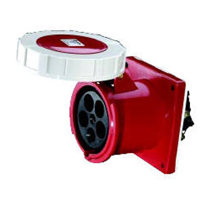 125A 5Pin 3Pne IP67 ind. Str. Skt Panel Mnt 415V** | ISL