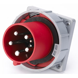 63A 5Pin 3P N E IP67 ind. Appliance inlet 415V** | ISL