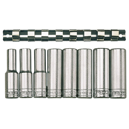 Teng 8pc 1/2in Dr. Deep Socket Set 13-24mm 12Pnt | ISL