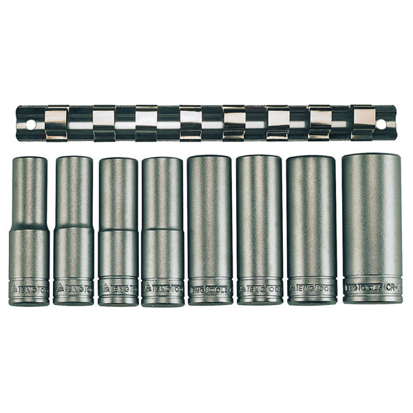 Teng 9pc 1/2in Dr. Deep Socket Set 13-24mm 6Pnt | ISL
