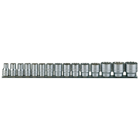 Teng 15pc 1/2in Dr. AF Socket Set 3/8-1-1/4in 12Pnt | ISL