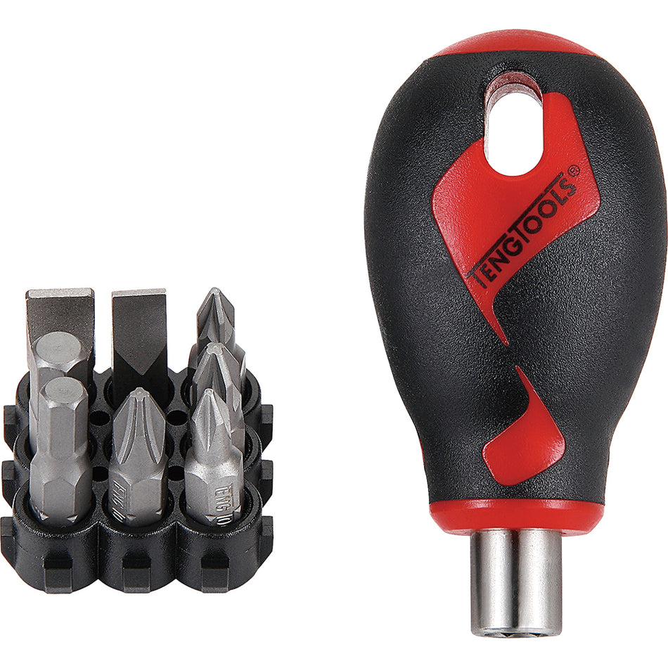 Teng 9pc MD Stubby Bits Screwdriver** | ISL