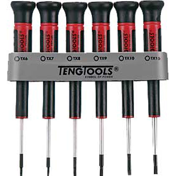 Teng 6pc MD Mini TX Screwdriver Set w/ Holder | ISL