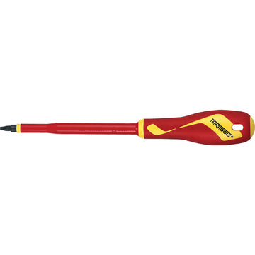 Teng MD 1000V VDE insulated screwdriver with Robinson drive, 100mm blade and black tip