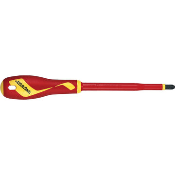 Teng MD 1000V VDE insulated screwdriver PZ#0 x 60mm with black tip and ergonomic handle