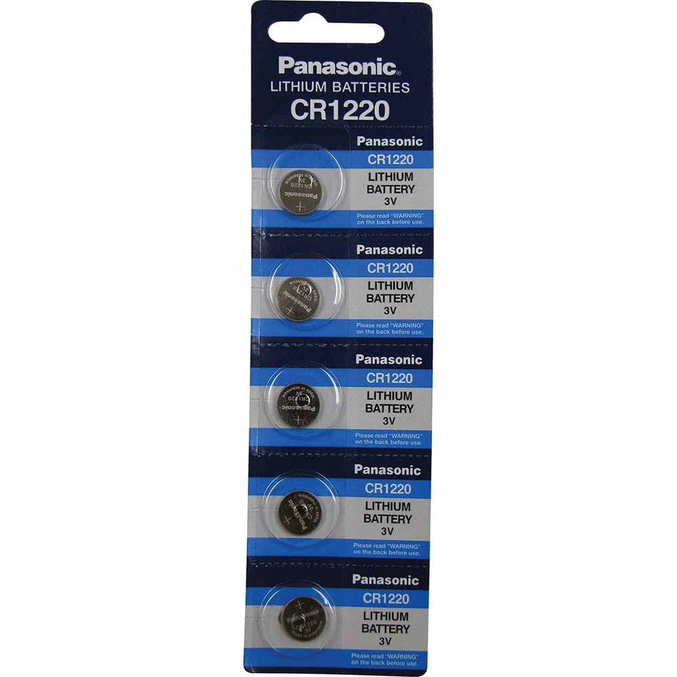 3V Lithium Coin Cell Battery (12.5mm X 2.0mm) - 5Pk