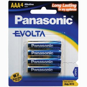 Panasonic AAA Battery Evolta Alkaline (4pk)