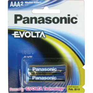 Panasonic AAA Battery Evolta Alkaline (2pk)