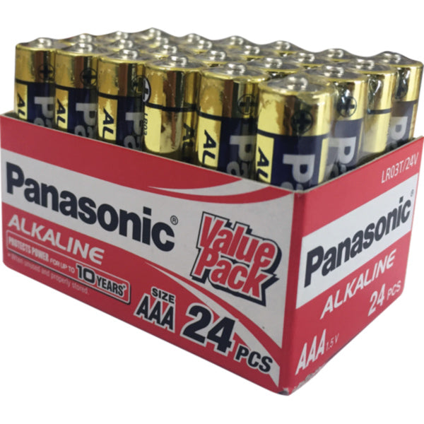 Panasonic AAA Battery Alkaline (24pk)