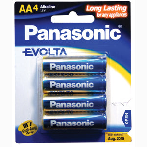 Panasonic AA Battery Evolta Alkaline (4pk)